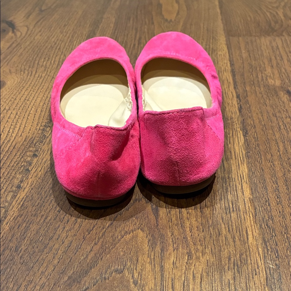 Vince Camuto Women's Pink Suede Flats - Picture 3 of 6